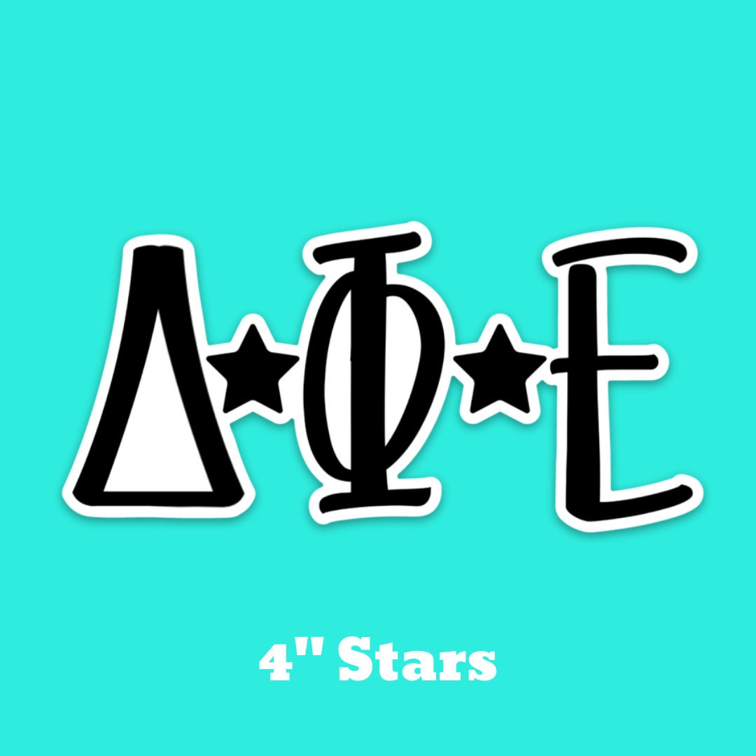 Delta Phi Epsilon Sorority Stickers Bulk Order | PERFECT for BID DAY! Group / Bulk / Chapter Wide Sticker Order
