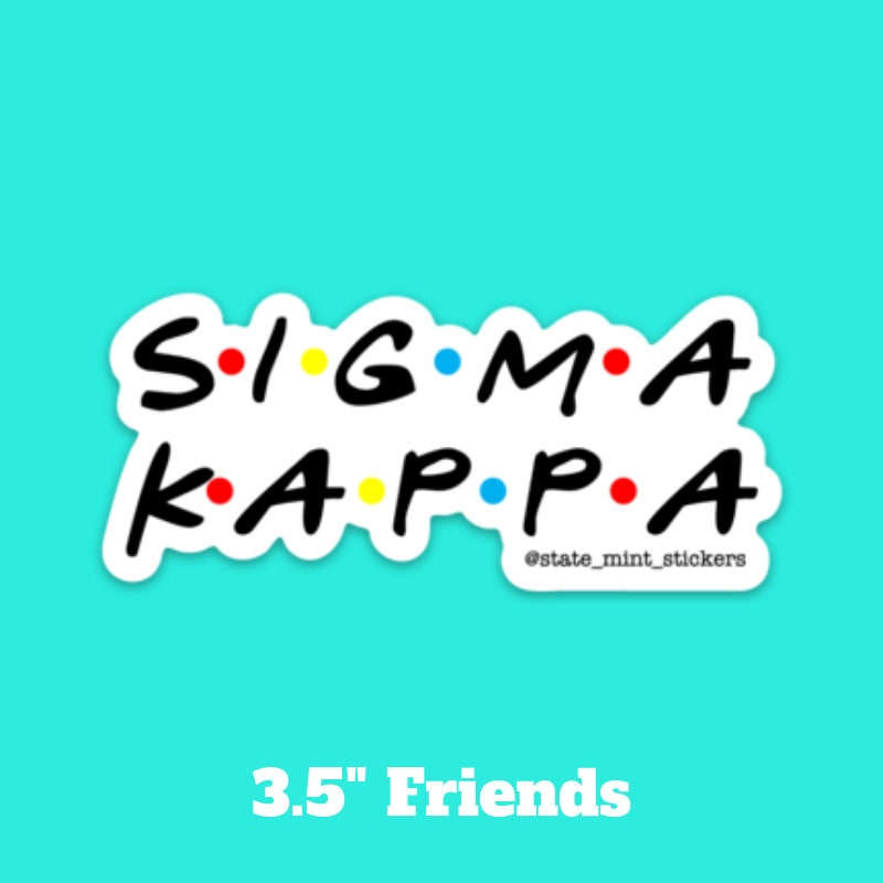 Sigma Kappa Sorority Stickers Bulk Order | PERFECT for BID DAY! Group / Bulk / Chapter Wide Sticker Order
