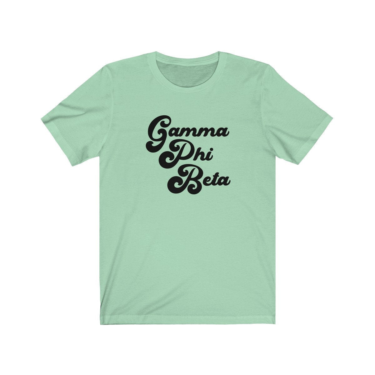 Gamma Phi Beta Vintage Tee | Bella + Canvas Unisex Jersey Short Sleeve Tee