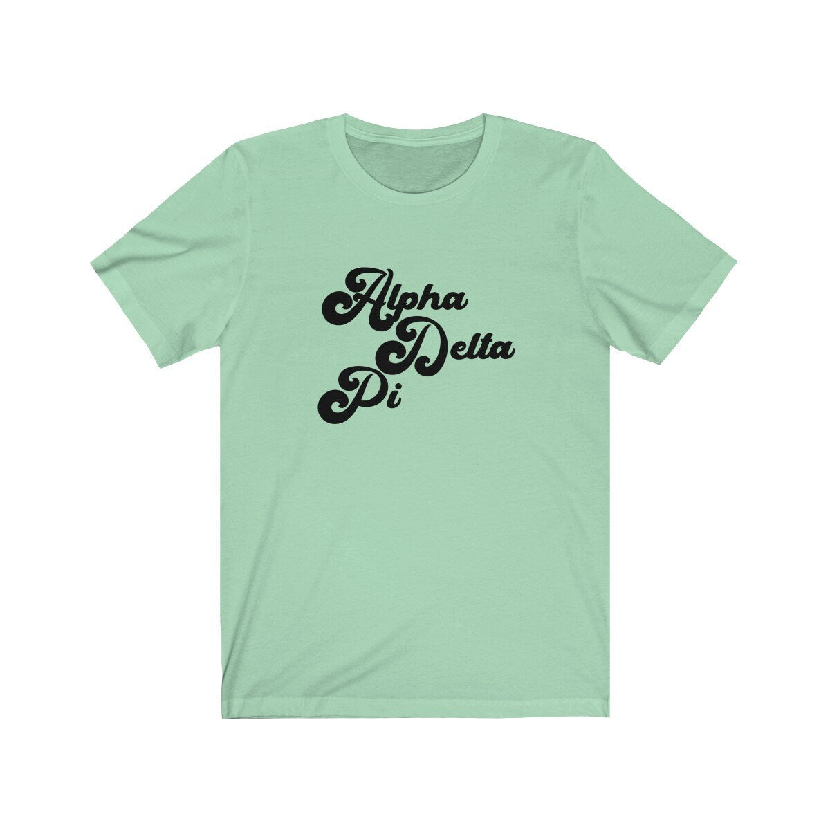 Alpha Delta Pi Vintage Tee | Bella + Canvas Unisex Jersey Short Sleeve Tee