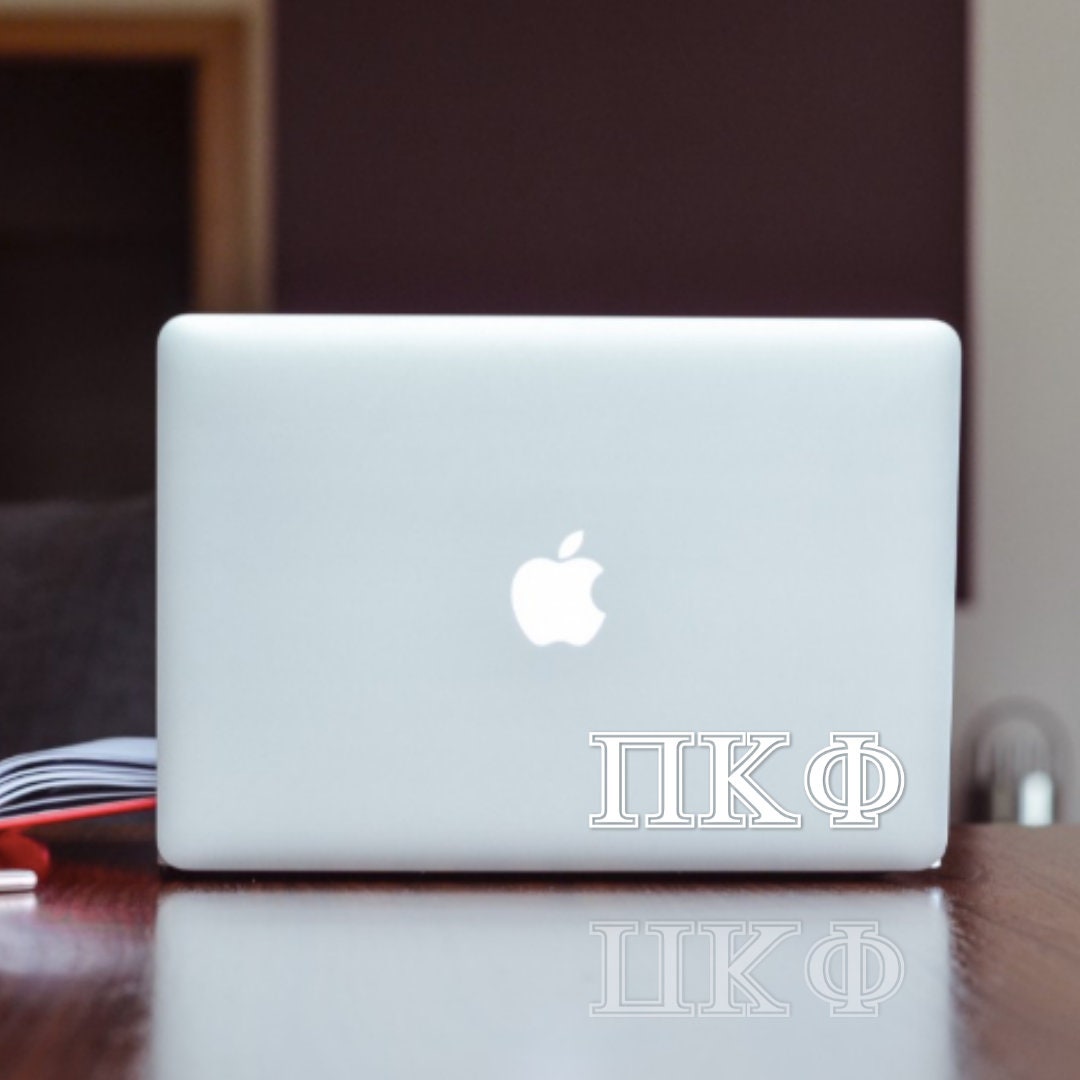 ΠΚΦ Pi Kappa Phi Letters / Decal |  for Car, Laptop, Mug, Cup, Cooler, Planner, vinyl, waterproof, fraternity rush, bid day