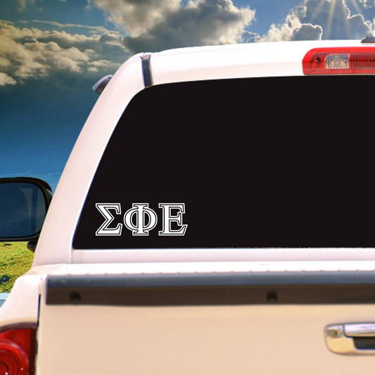 Sigma Phi Epsilon Fraternity Decal for Car, Laptop, or Yeti |  / Decal |  for Car, Laptop, Mug, Cup, Cooler, Planner, vinyl, waterproof