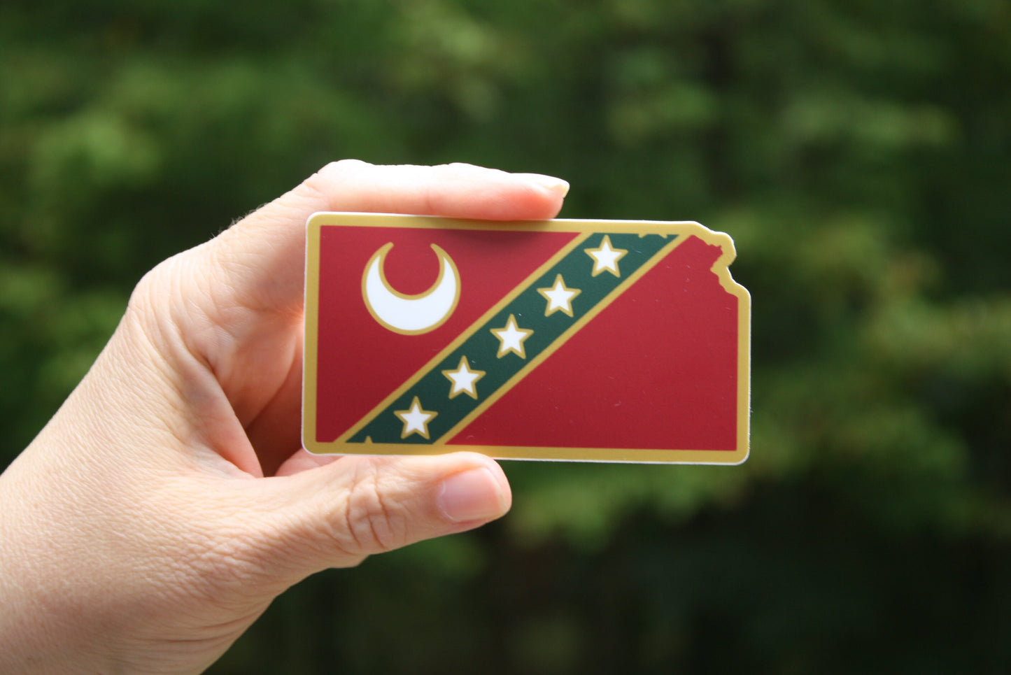 Kappa Sigma Fraternity Kansas State-Shaped Sticker