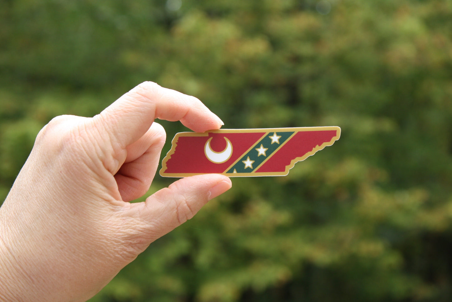Kappa Sigma Fraternity Tennessee State-Shaped Sticker