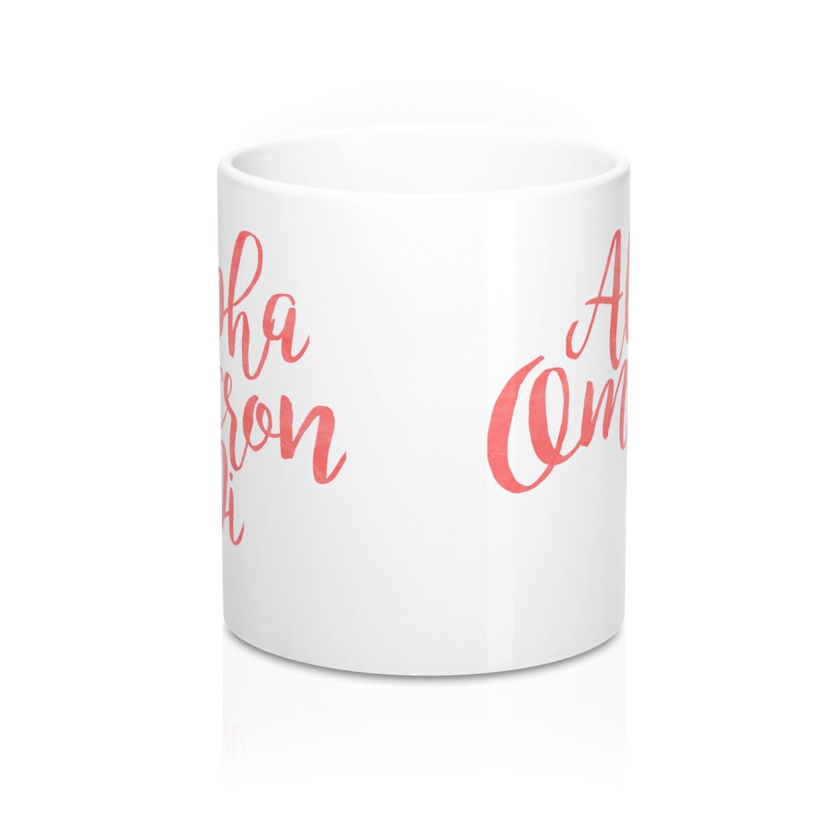 Alpha Omicron Pi Sorority Mug 11Oz