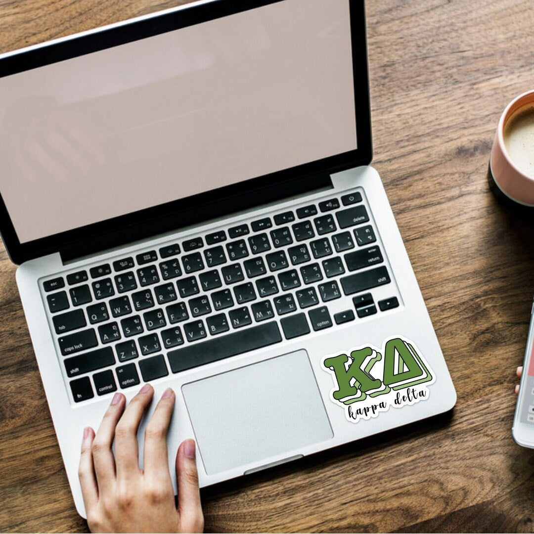 Kappa Delta Sorority Greek Letters Sticker