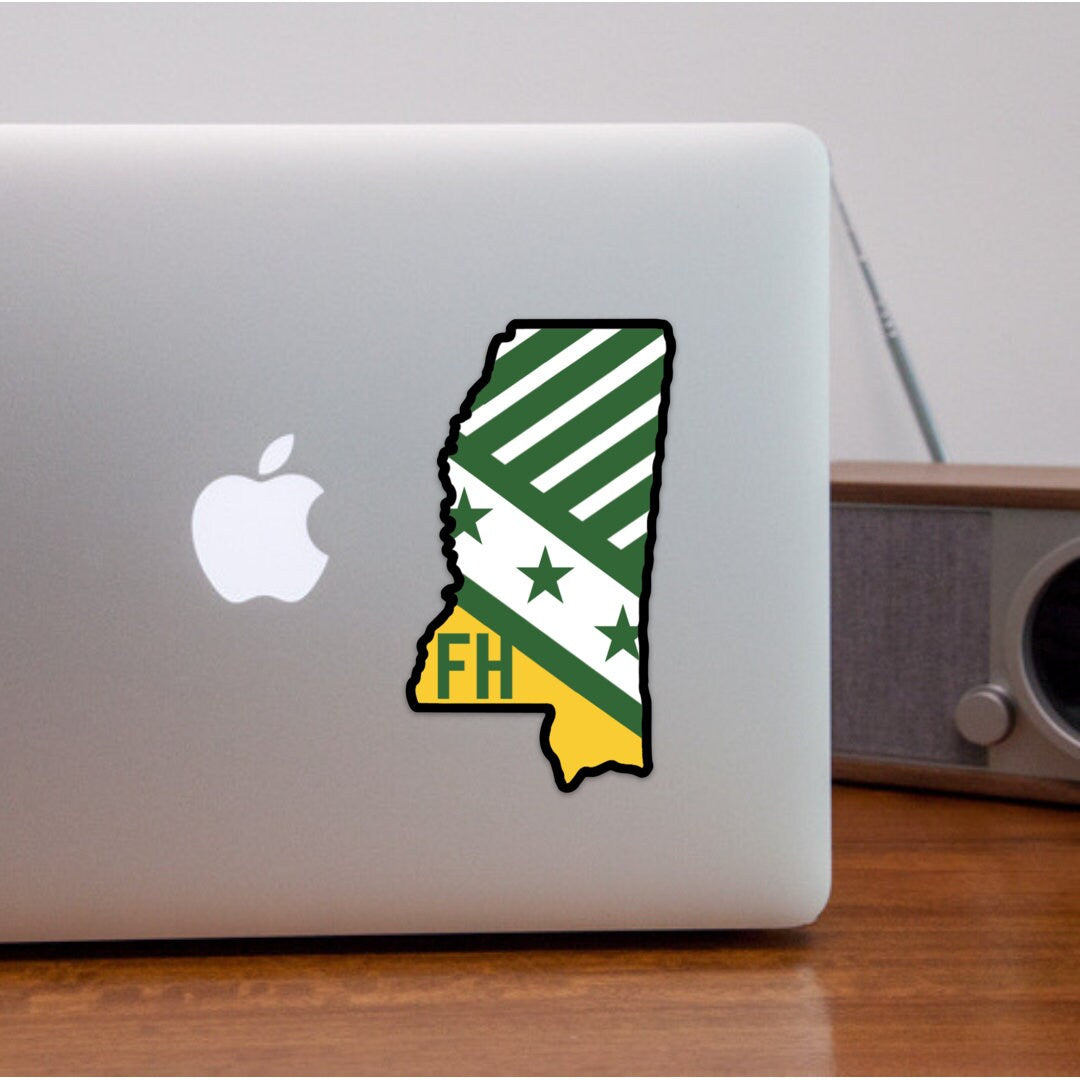 FarmHouse Fraternity Sticker 5” Mississippi State-Shaped