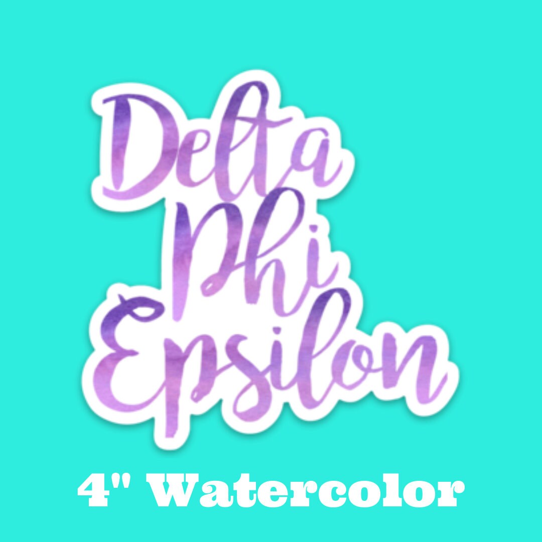 Delta Phi Epsilon Sorority Stickers Bulk Order | PERFECT for BID DAY! Group / Bulk / Chapter Wide Sticker Order