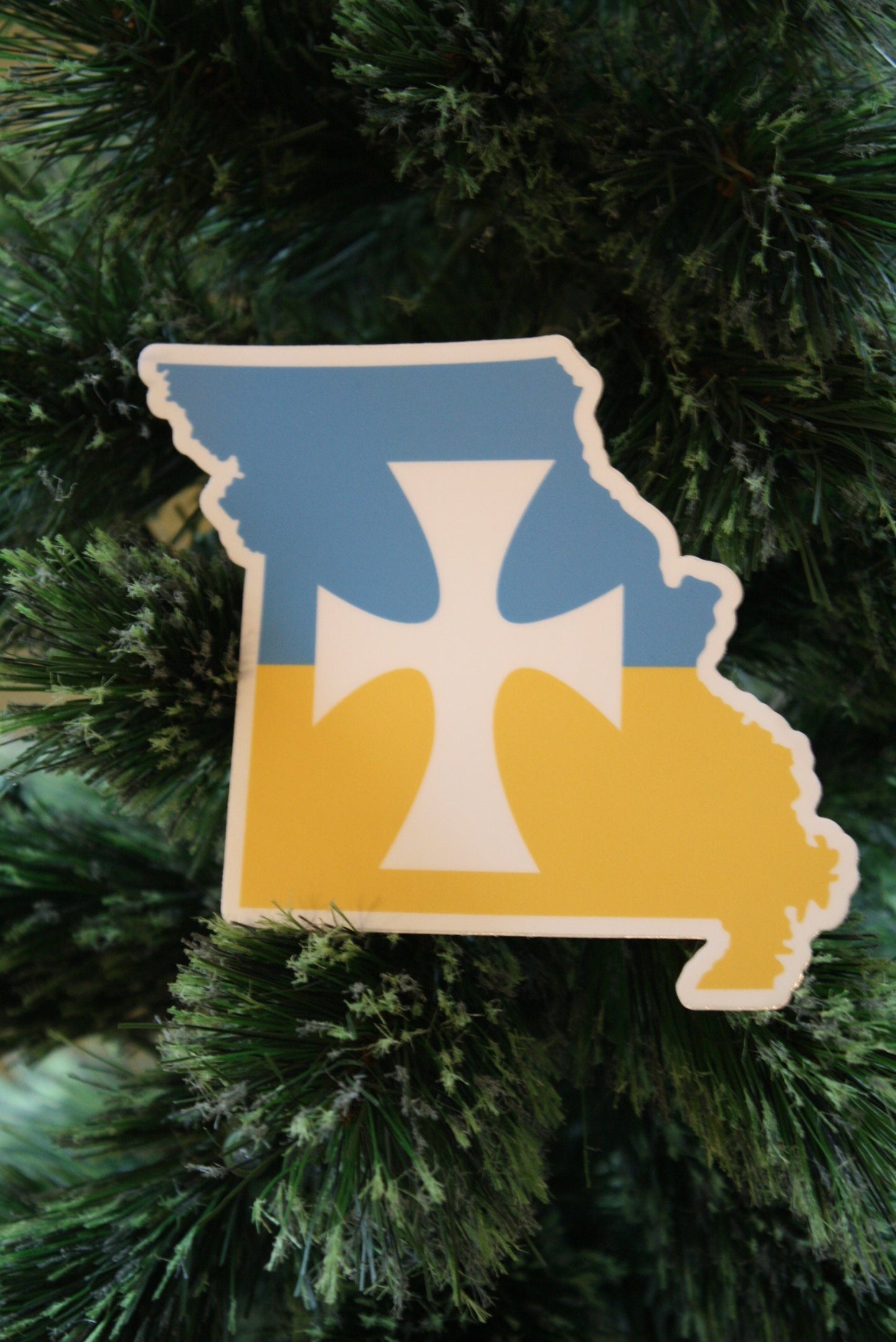 Sigma Chi Fraternity Sticker 5” Missouri State-Shaped | Westminster, Southeast Missouri, SLU, St. Louis, Washington, Mizzou