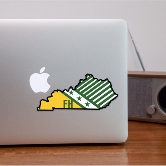 FarmHouse Fraternity Sticker 5” Kentucky State Shaped