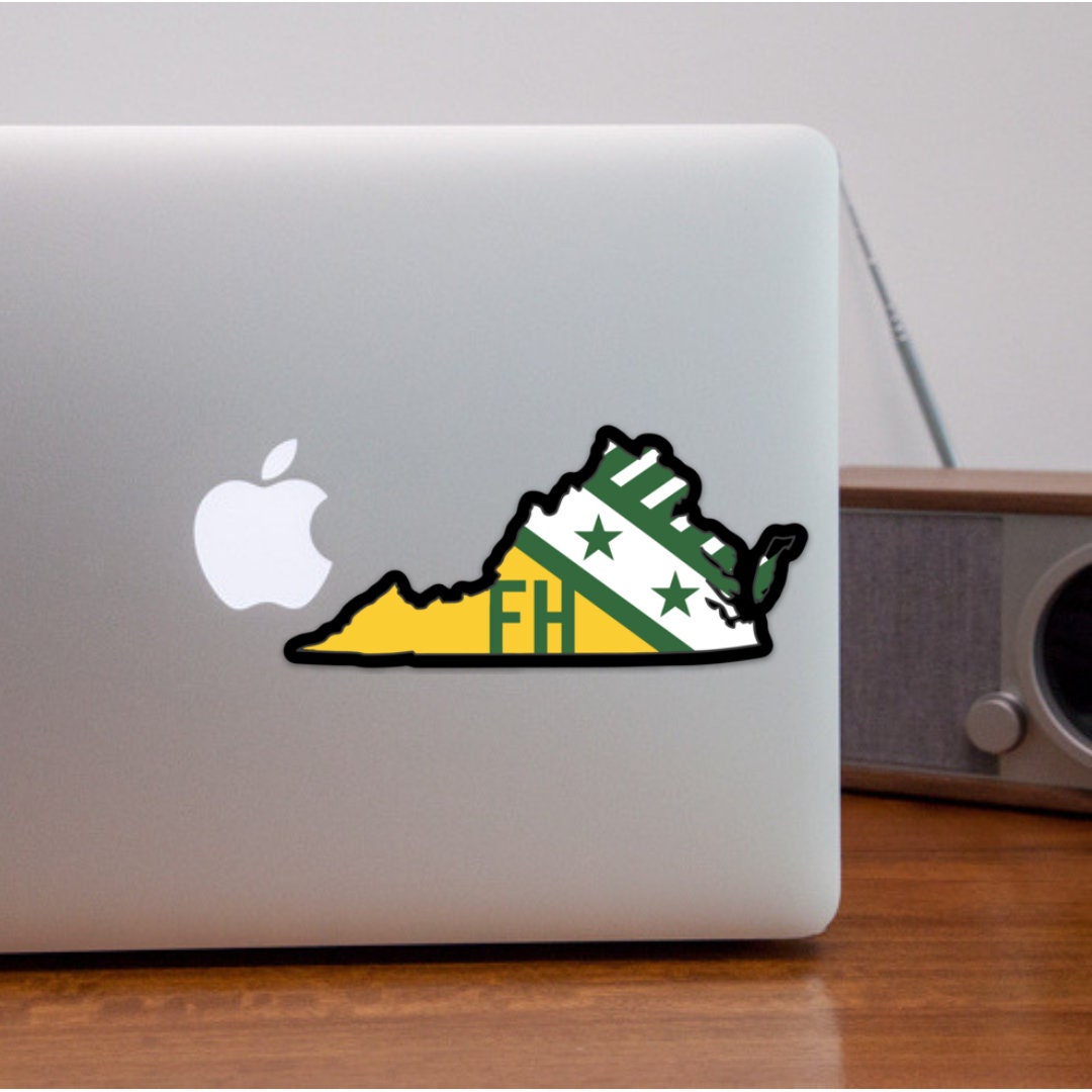 FarmHouse Fraternity Virginia State-Shaped Sticker