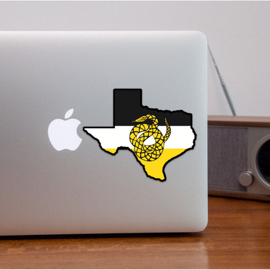 Sigma Nu Fraternity Texas State-Shaped Sticker
