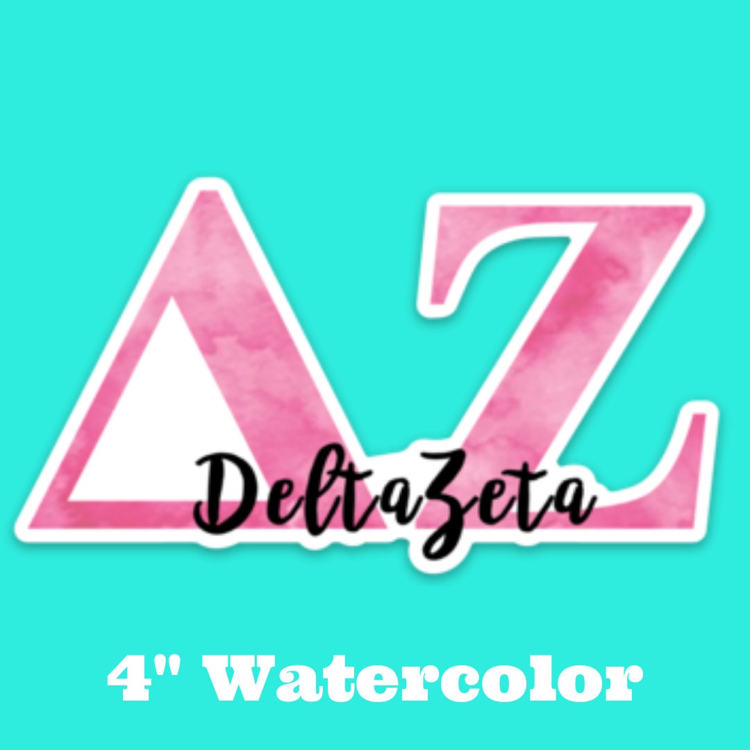 Delta Zeta Sorority Stickers Bulk Order | PERFECT for BID DAY! Group / Bulk / Chapter Wide Sticker Order