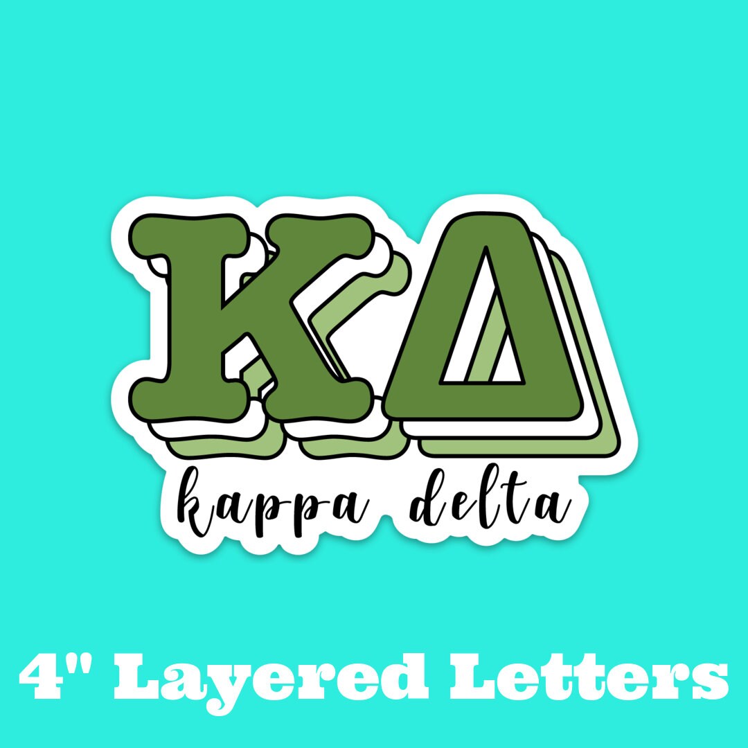 Kappa Delta Sorority Stickers Bulk Order | PERFECT for BID DAY! Group / Bulk / Chapter Wide Sticker Order