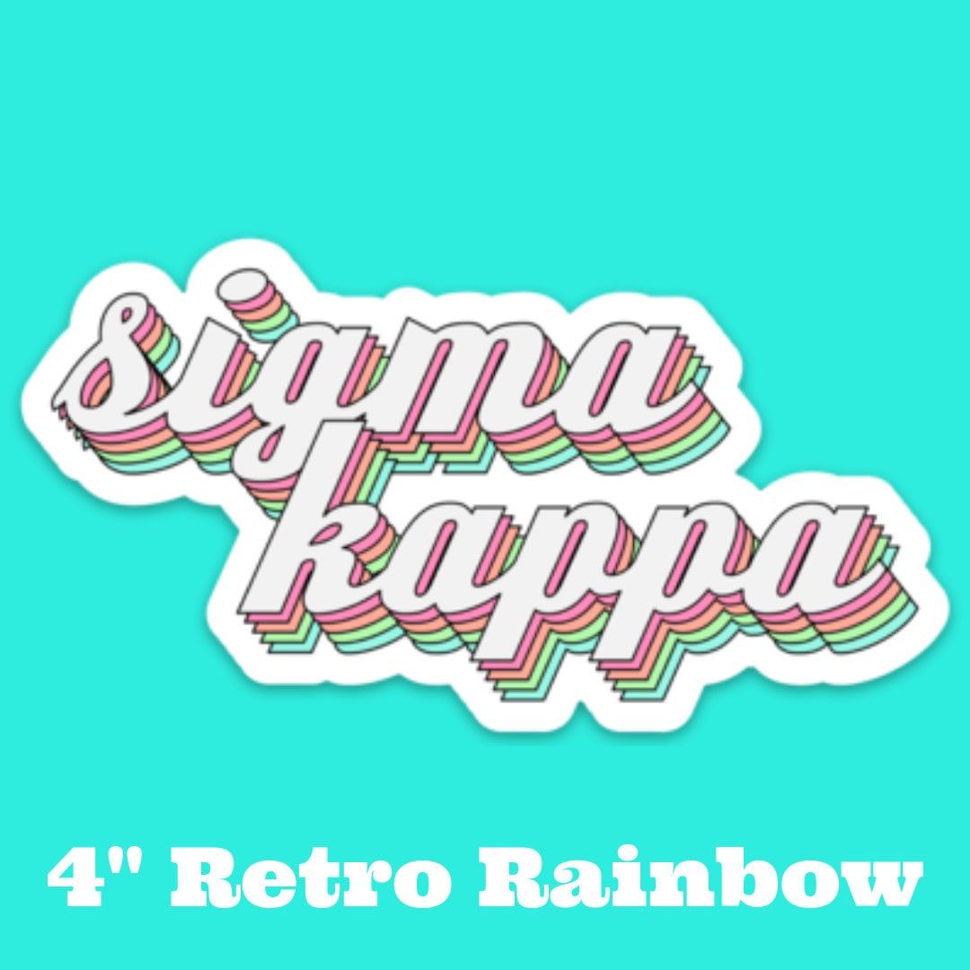 Sigma Kappa Sorority Stickers Bulk Order | PERFECT for BID DAY! Group / Bulk / Chapter Wide Sticker Order