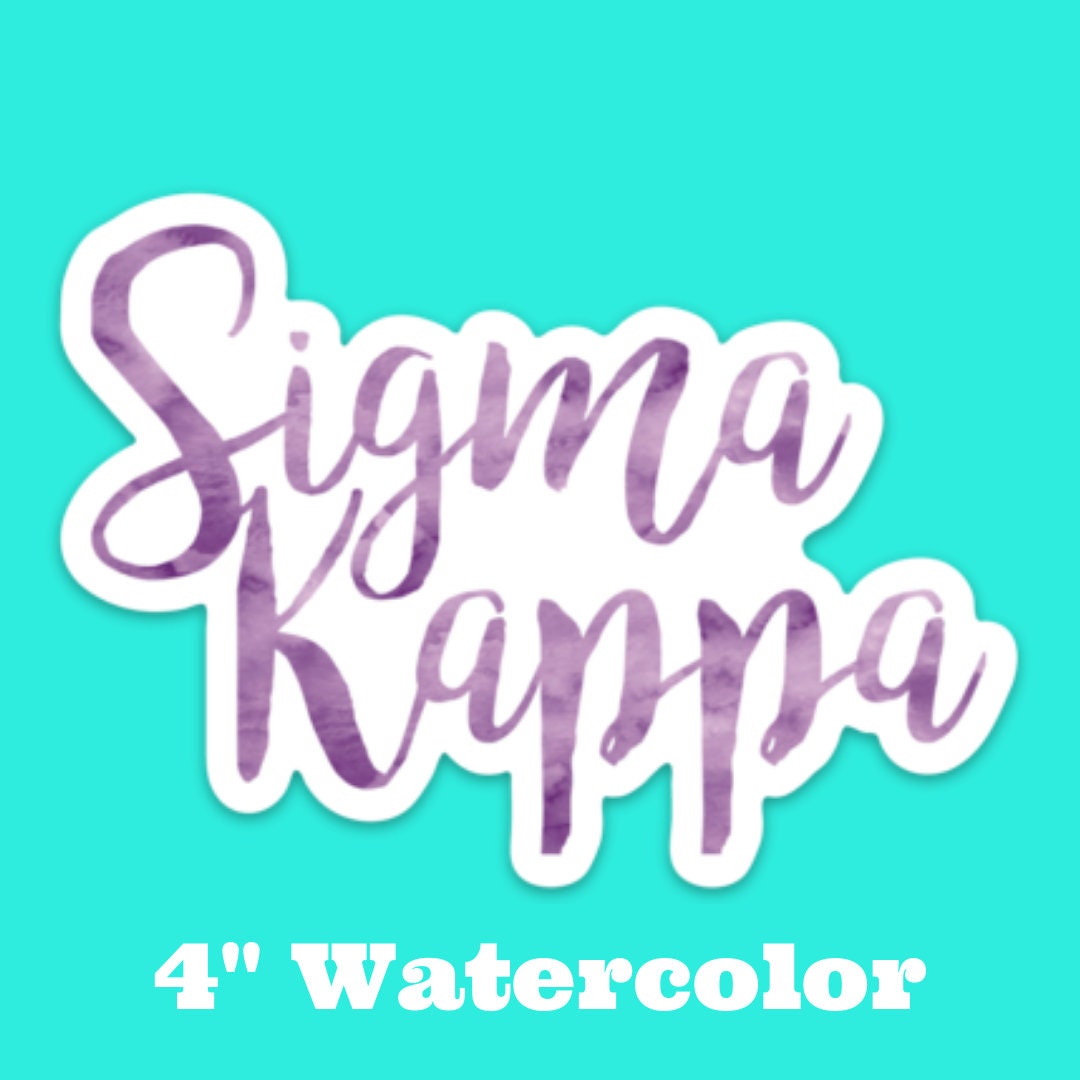 Sigma Kappa Sorority Stickers Bulk Order | PERFECT for BID DAY! Group / Bulk / Chapter Wide Sticker Order