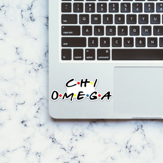 Chi Omega Sorority Friends Sticker
