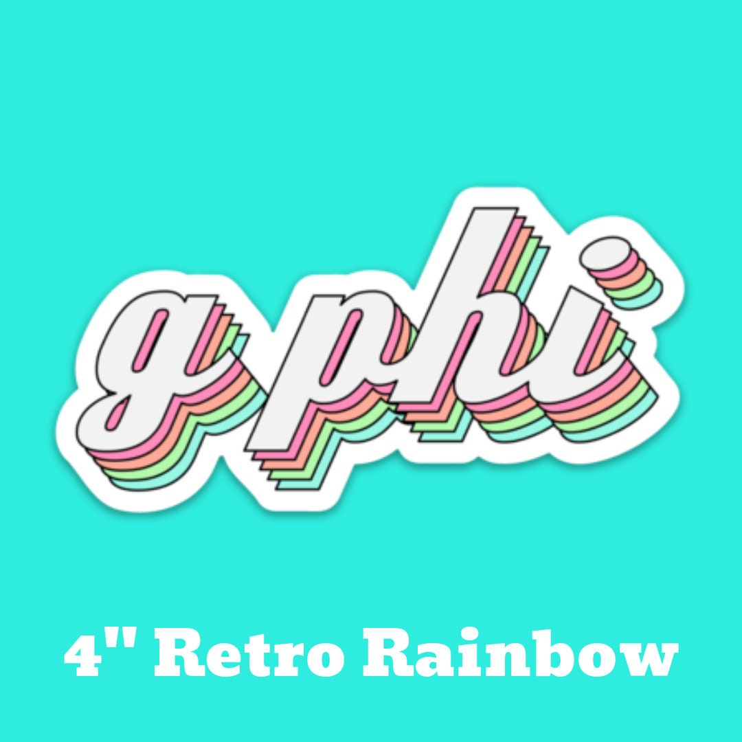 Gamma Phi Beta Sorority Stickers Bulk Order | PERFECT for BID DAY! Group / Bulk / Chapter Wide Sticker Order