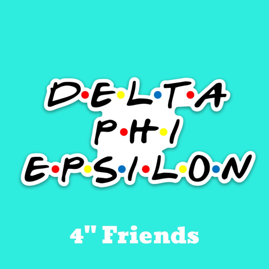 Delta Phi Epsilon Sorority Stickers Bulk Order | PERFECT for BID DAY! Group / Bulk / Chapter Wide Sticker Order