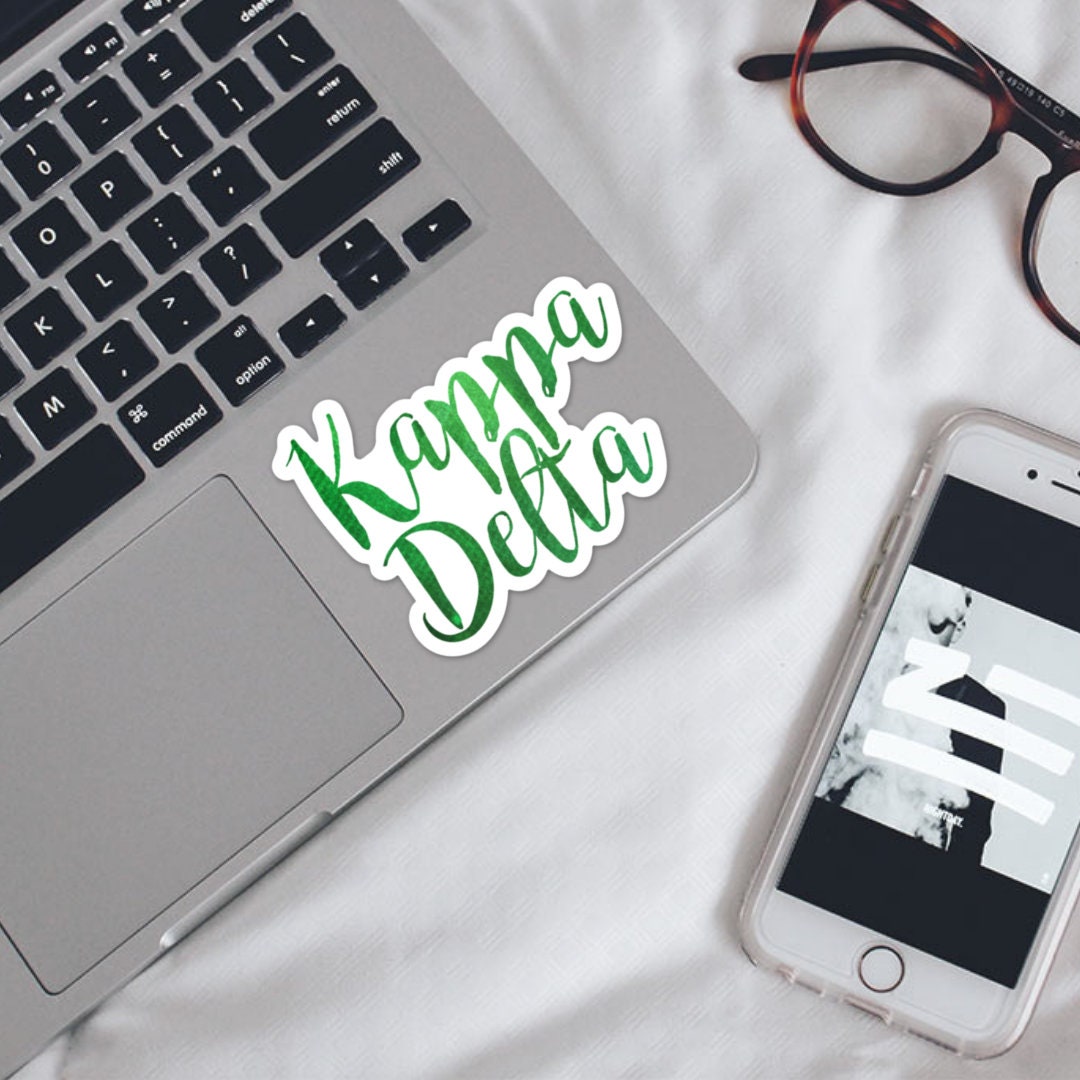 Kappa Delta Watercolor Sorority Sticker