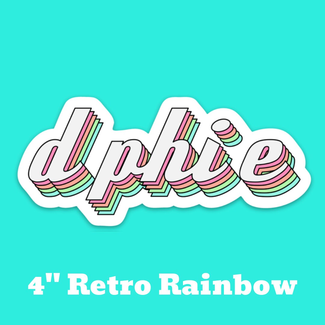 Delta Phi Epsilon Sorority Stickers Bulk Order | PERFECT for BID DAY! Group / Bulk / Chapter Wide Sticker Order
