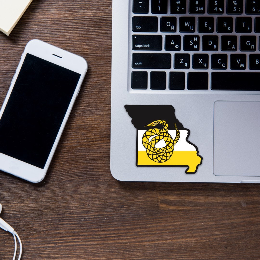Sigma Nu Fraternity Missouri State Shaped Sticker waterproof, dishwasher safe, vinyl, laptop, computer, car, window, yeti, water bottle