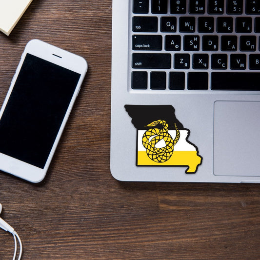 Sigma Nu Fraternity Missouri State Shaped Sticker waterproof, dishwasher safe, vinyl, laptop, computer, car, window, yeti, water bottle