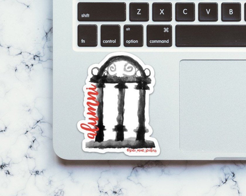 Georgia Alumni Arches Sticker / Decal | For Graduate / Alumni / Student | For Car, Laptop, Cooler, Flask, Water Bottle