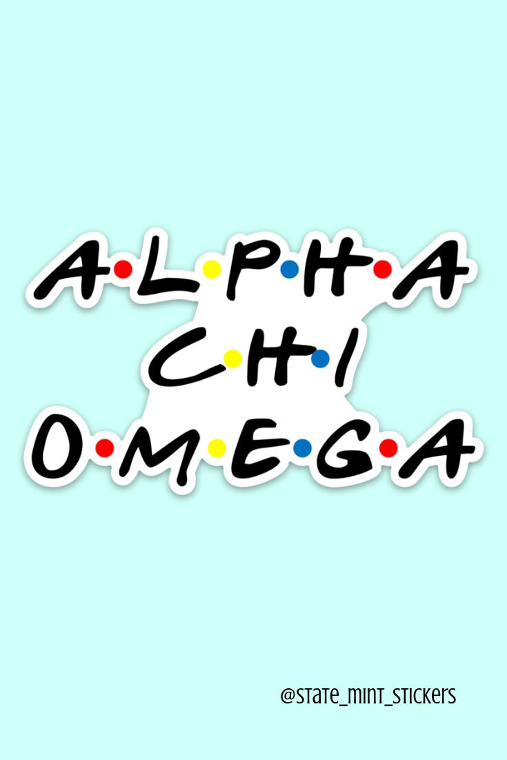 Alpha Chi Omega Sorority Stickers Bulk Order | PERFECT for BID DAY! Group / Bulk / Chapter Wide Sticker Order