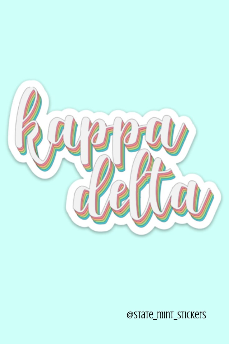 Kappa Delta Sorority Stickers Bulk Order | PERFECT for BID DAY! Group / Bulk / Chapter Wide Sticker Order