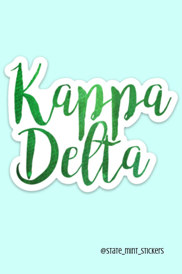 Kappa Delta Sorority Stickers Bulk Order | PERFECT for BID DAY! Group / Bulk / Chapter Wide Sticker Order