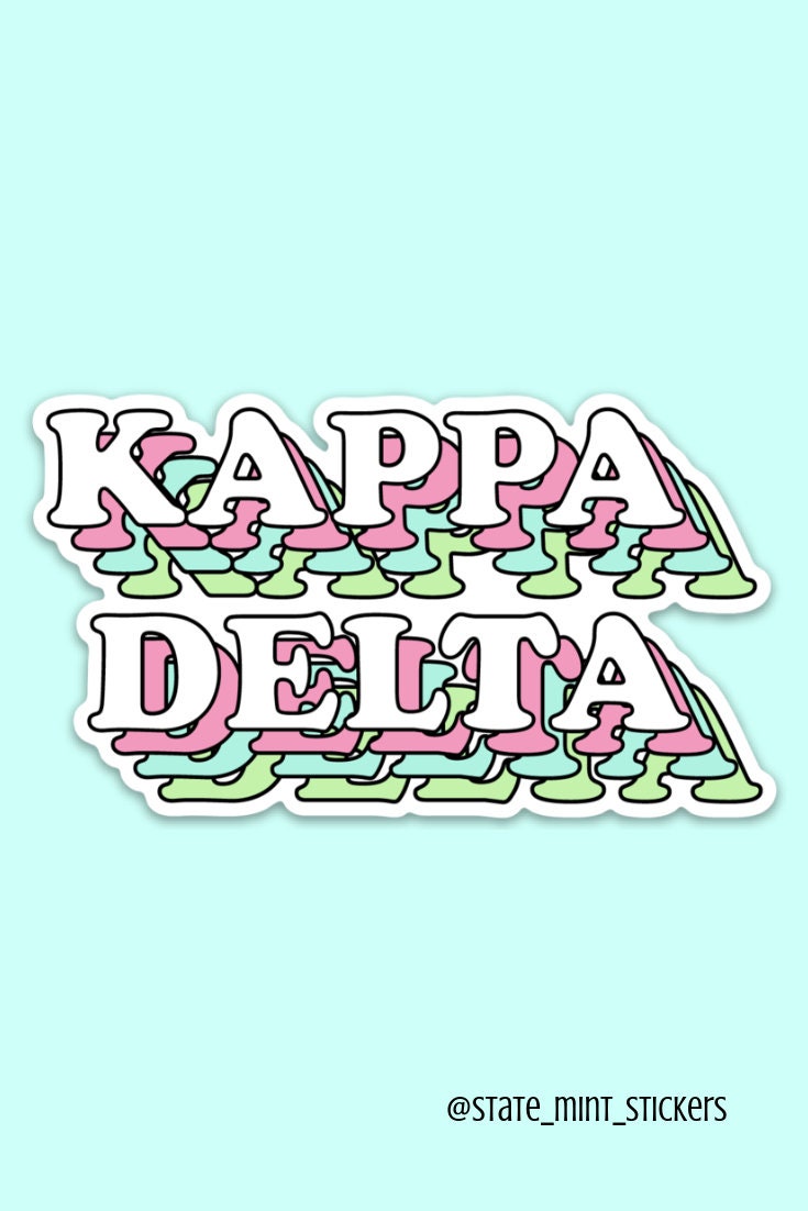 Kappa Delta Sorority Stickers Bulk Order | PERFECT for BID DAY! Group / Bulk / Chapter Wide Sticker Order