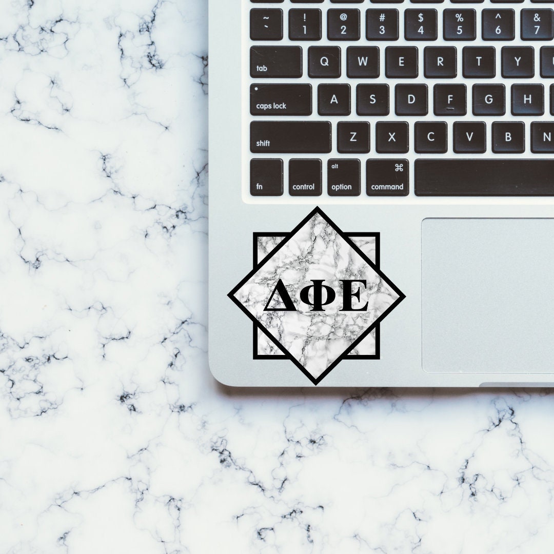 Delta Phi Epsilon Sorority | Marble | Vinyl Sticker / Decal