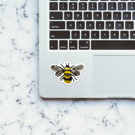Bumble Bee Sticker / Decal / Vinyl | 3" Tall | For Car, Laptop, Phone, Water Bottle, Flask, Cooler
