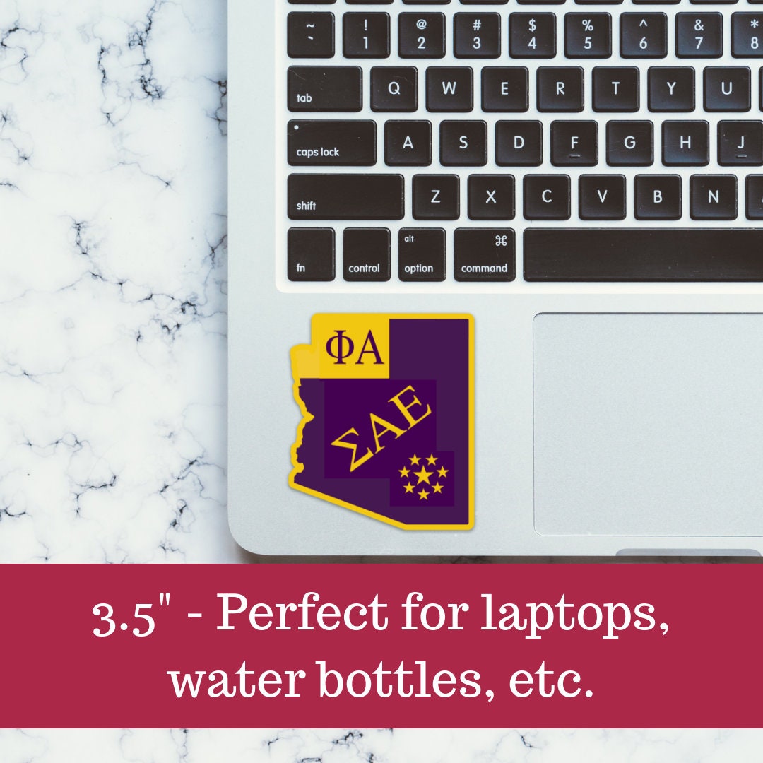 Custom Fraternity Stickers | Choose Your State | Official Licensed Product