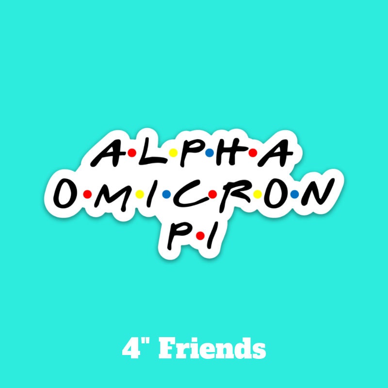 Alpha Omicron Pi Sorority Stickers Bulk Order | PERFECT for BID DAY! Group / Bulk / Chapter Wide Sticker Order