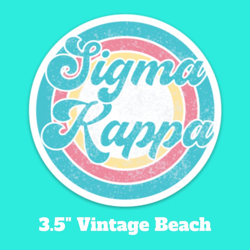 Sigma Kappa Sorority Stickers Bulk Order | PERFECT for BID DAY! Group / Bulk / Chapter Wide Sticker Order