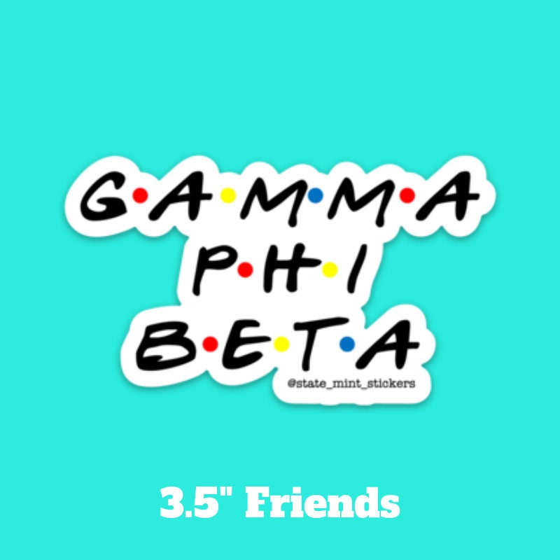 Gamma Phi Beta Sorority Stickers Bulk Order | PERFECT for BID DAY! Group / Bulk / Chapter Wide Sticker Order