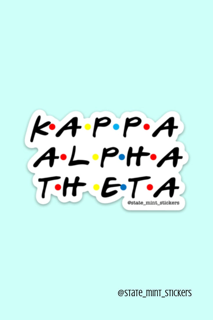 Kappa Alpha Theta Sorority Stickers Bulk Order | PERFECT for BID DAY! Group / Bulk / Chapter Wide Sticker Order