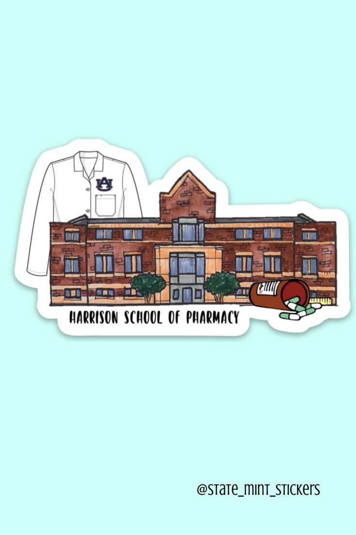 Harrison School of Pharmacy Sticker | 3.5"