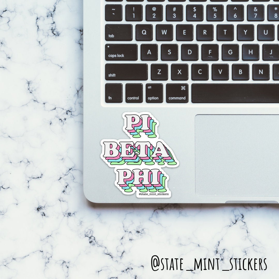 Pi Beta Phi "Pi Phi" Sorority Bright Layers Sticker / Decal | 3.5" Wide