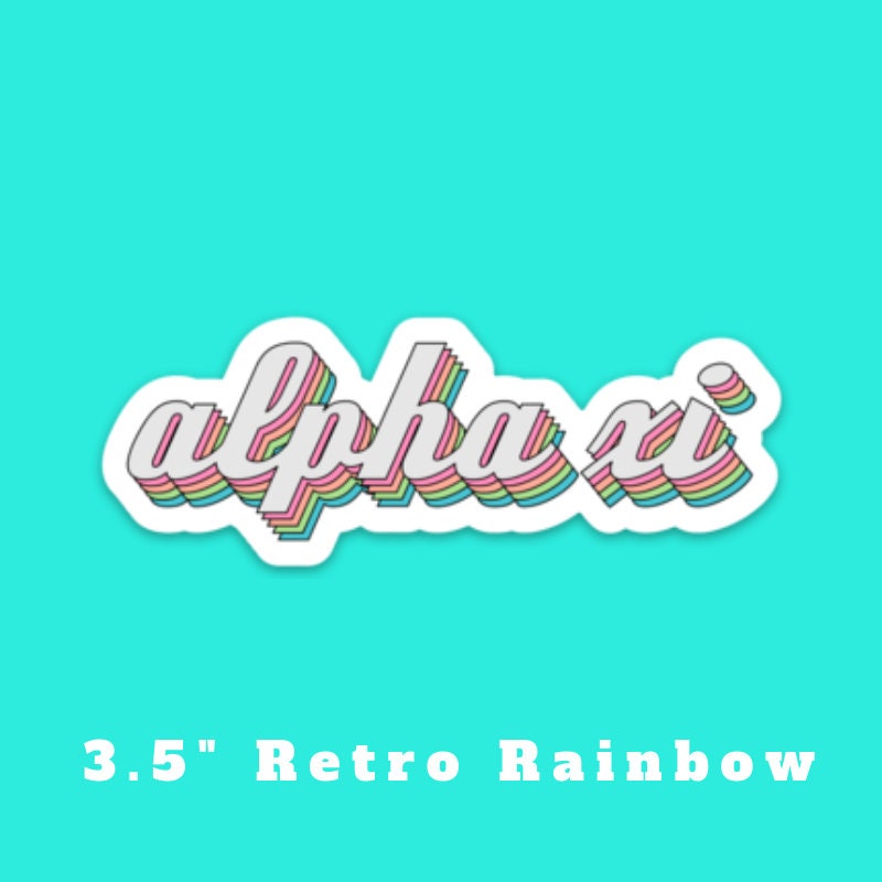 Alpha Xi Delta Sorority Stickers Bulk Order | PERFECT for BID DAY! Group / Bulk / Chapter Wide Sticker Order