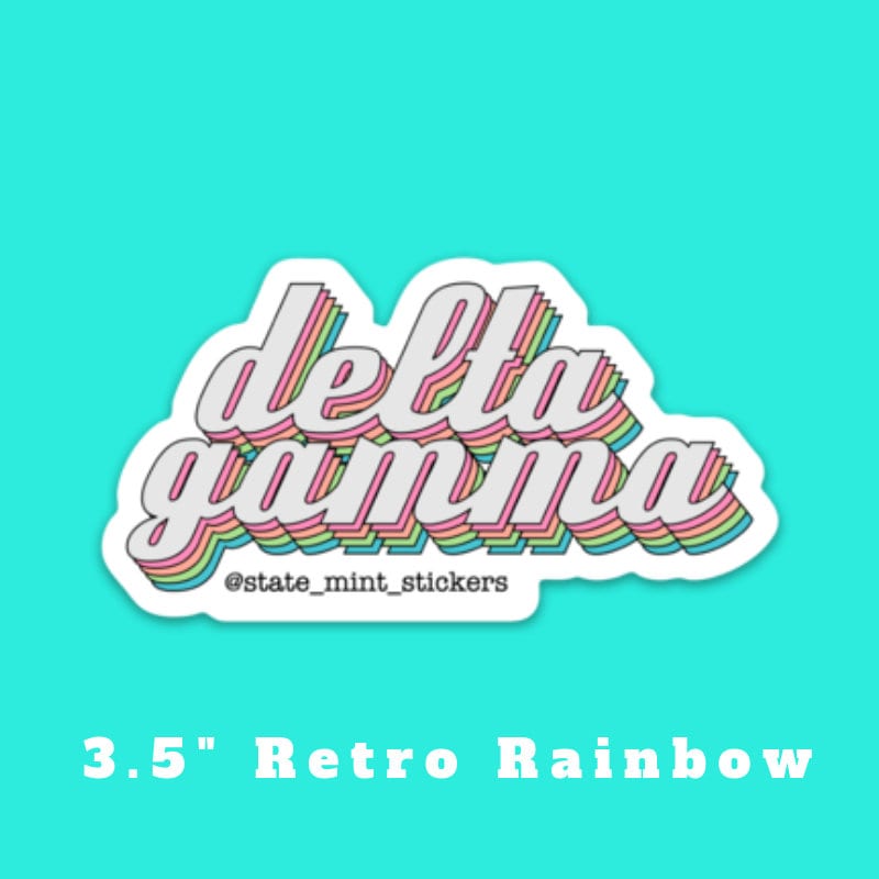 Delta Gamma Sorority Stickers Bulk Order | PERFECT for BID DAY! Group / Bulk / Chapter Wide Sticker Order