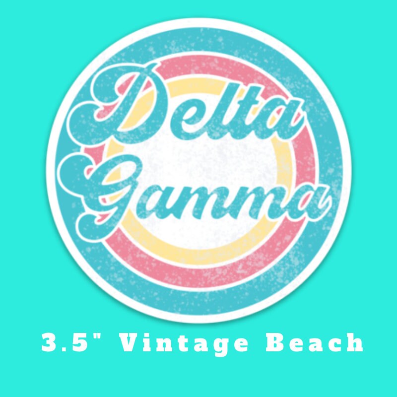 Delta Gamma Sorority Stickers Bulk Order | PERFECT for BID DAY! Group / Bulk / Chapter Wide Sticker Order