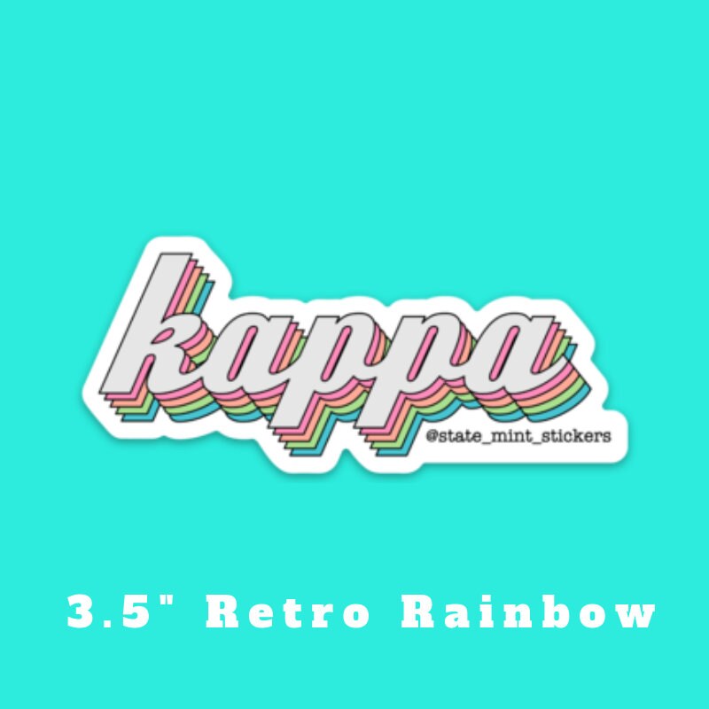 Kappa Kappa Gamma Sorority Stickers Bulk Order | PERFECT for BID DAY! Group / Bulk / Chapter Wide Sticker Order