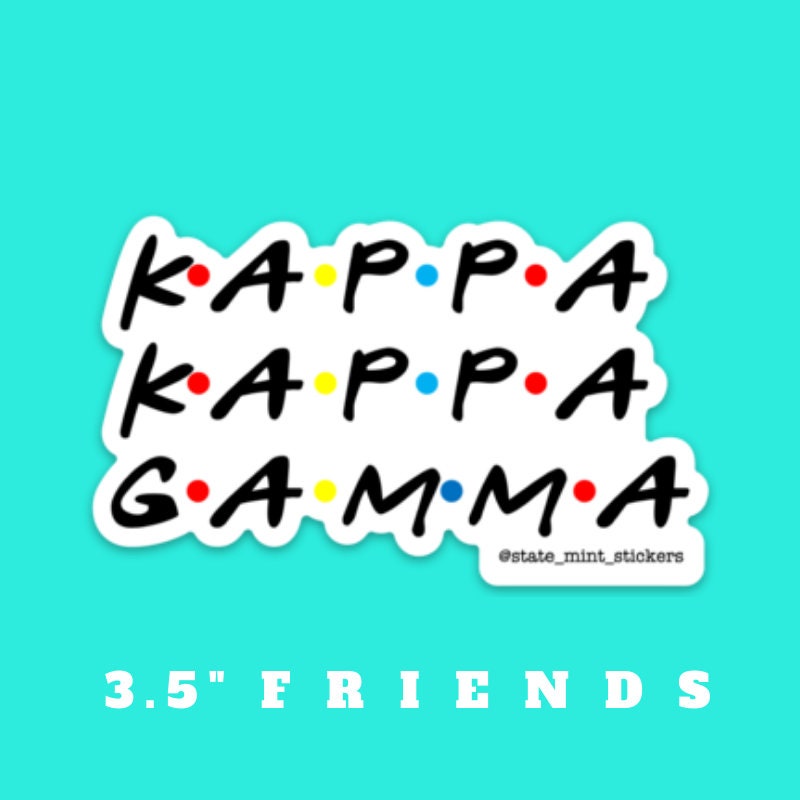 Kappa Kappa Gamma Sorority Stickers Bulk Order | PERFECT for BID DAY! Group / Bulk / Chapter Wide Sticker Order