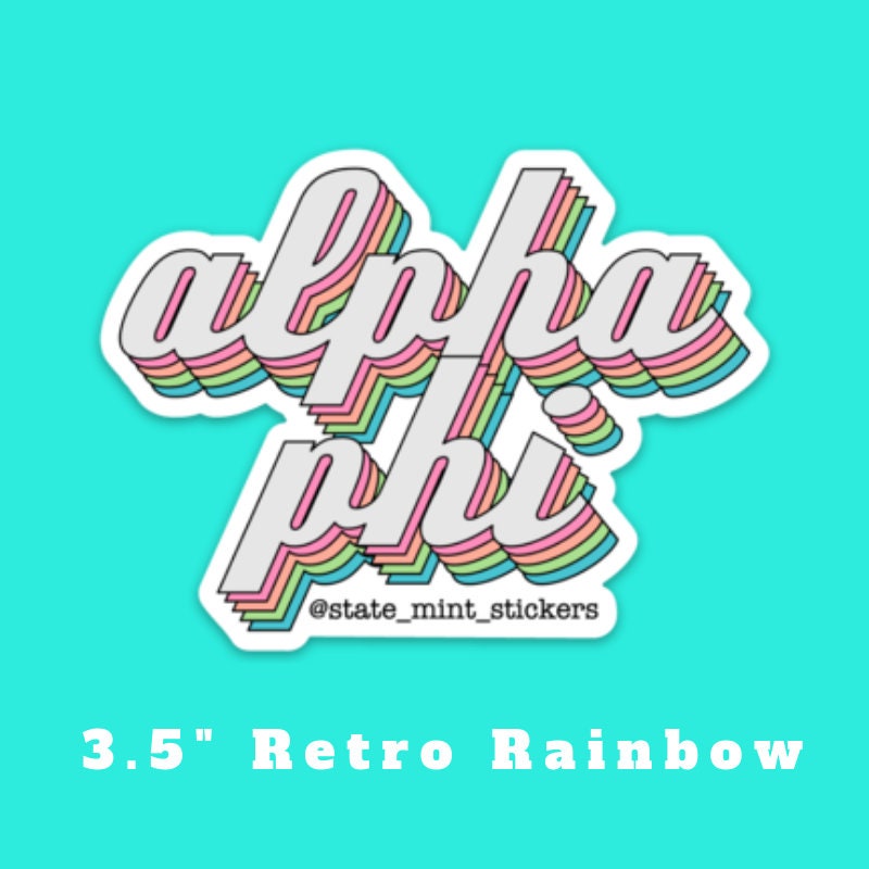 Alpha Phi Sorority Stickers Bulk Order | PERFECT for BID DAY! Group / Bulk / Chapter Wide Sticker Order