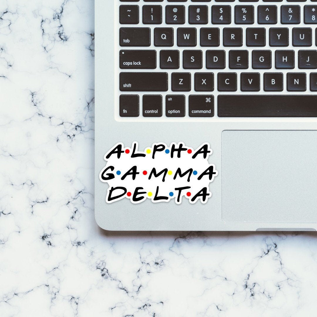 Alpha Gamma Delta Sorority Friends Sticker