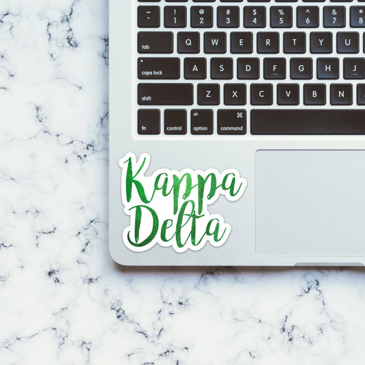 Kappa Delta Watercolor Sorority Sticker