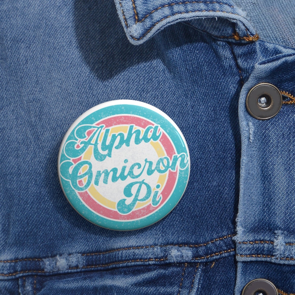 Alpha Omicron Pi | AOII | Alpha O | Sorority Pin Buttons